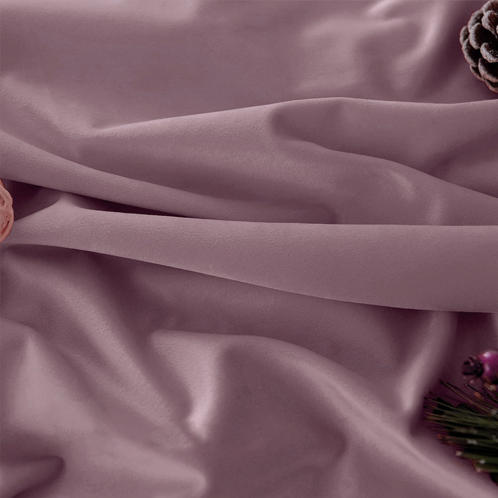 Una Velvet Pleated Curtains - Luxury 100% Blackout Drapery