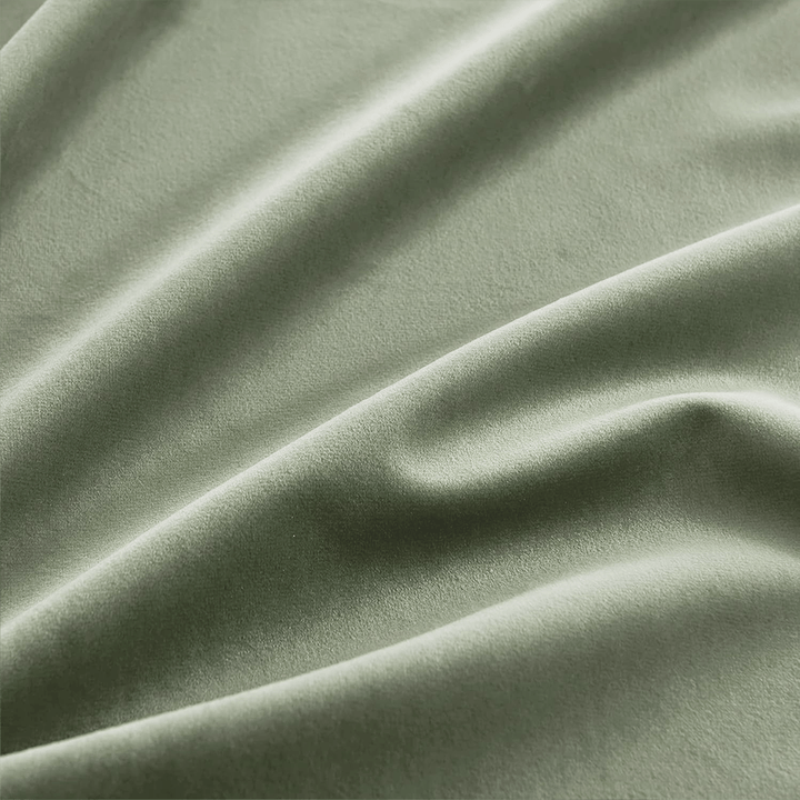 Una Velvet Pleated Curtains - Luxury 100% Blackout Drapery