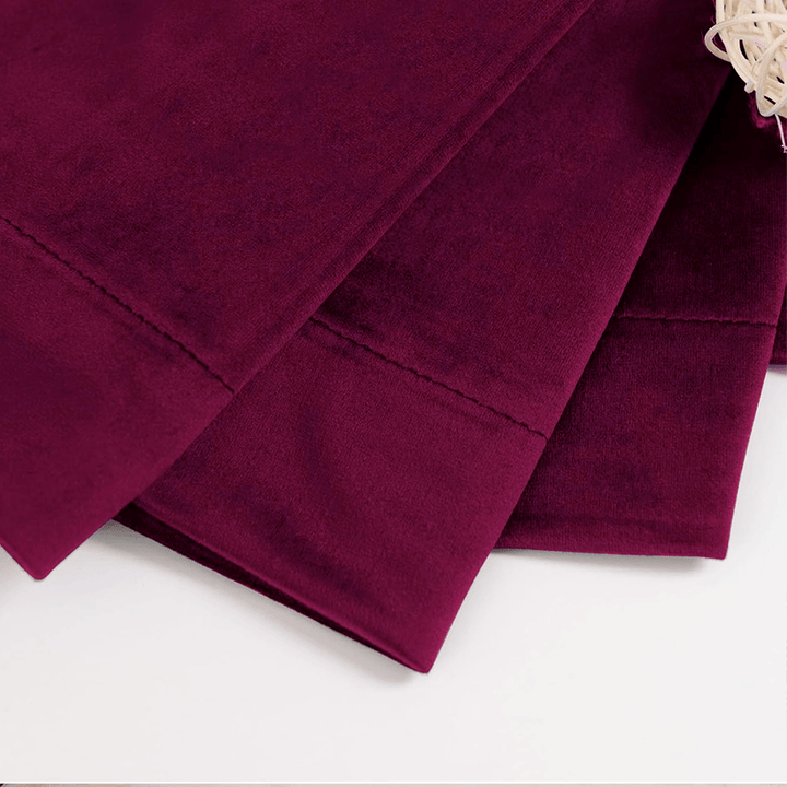 Una Velvet Pleated Curtains - Luxury 100% Blackout Drapery