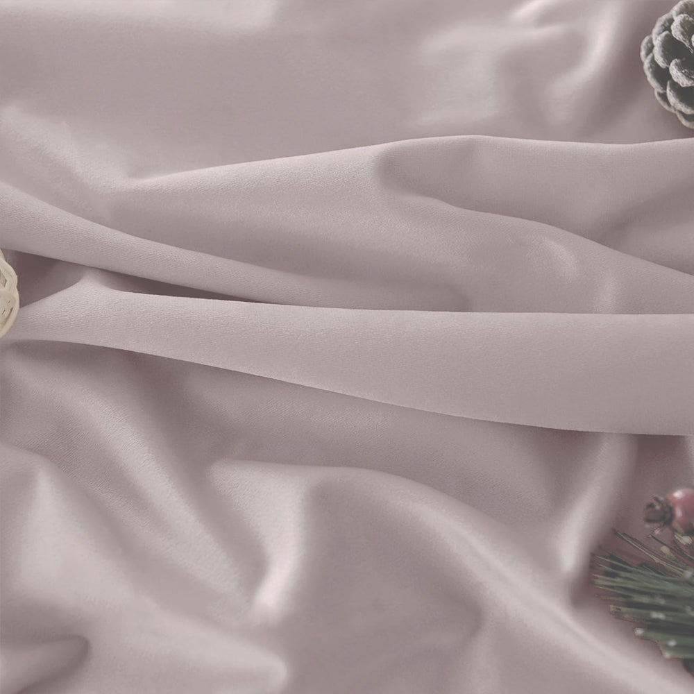 Una Velvet Pleated Curtains - Luxury 100% Blackout Drapery