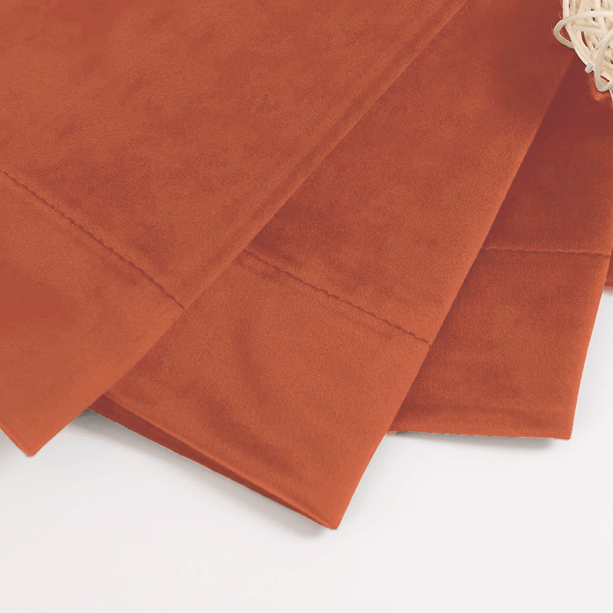 Una Velvet Pleated Curtains - Luxury 100% Blackout Drapery