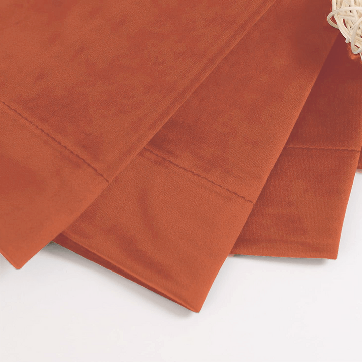 Una Velvet Pleated Curtains - Luxury 100% Blackout Drapery