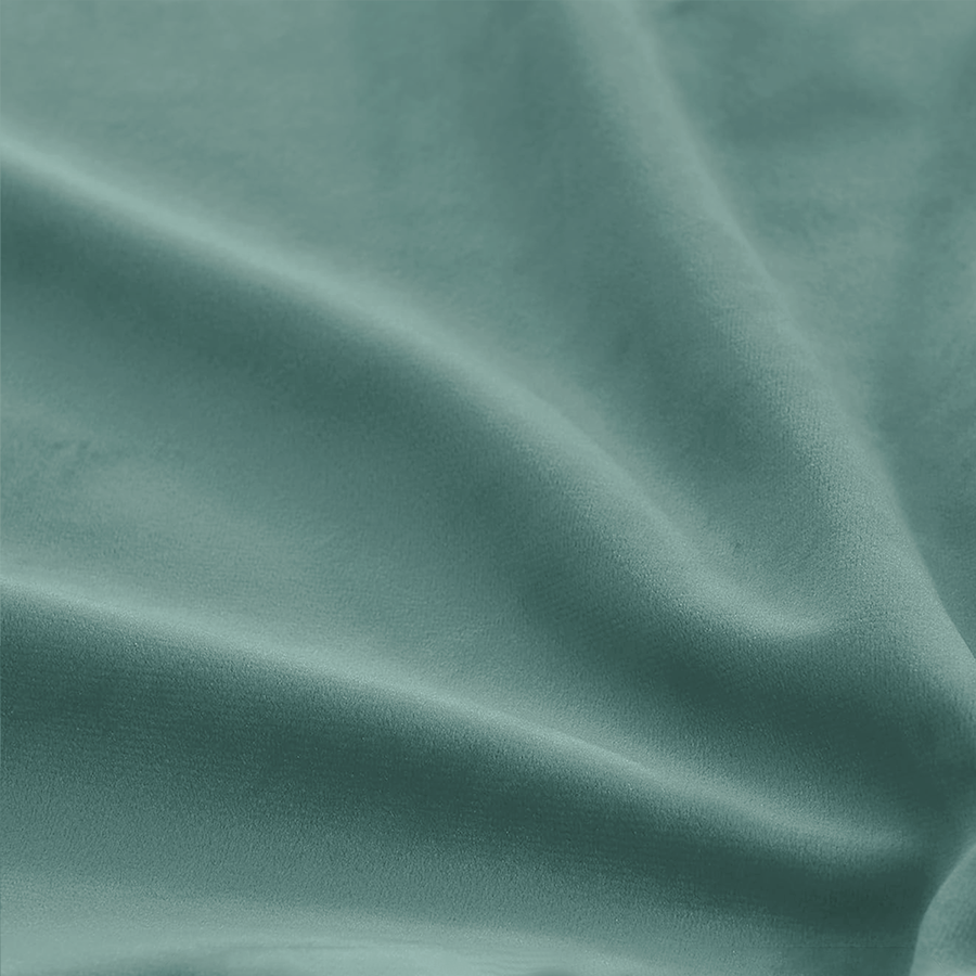 Una Velvet Pleated Curtains - Luxury 100% Blackout Drapery