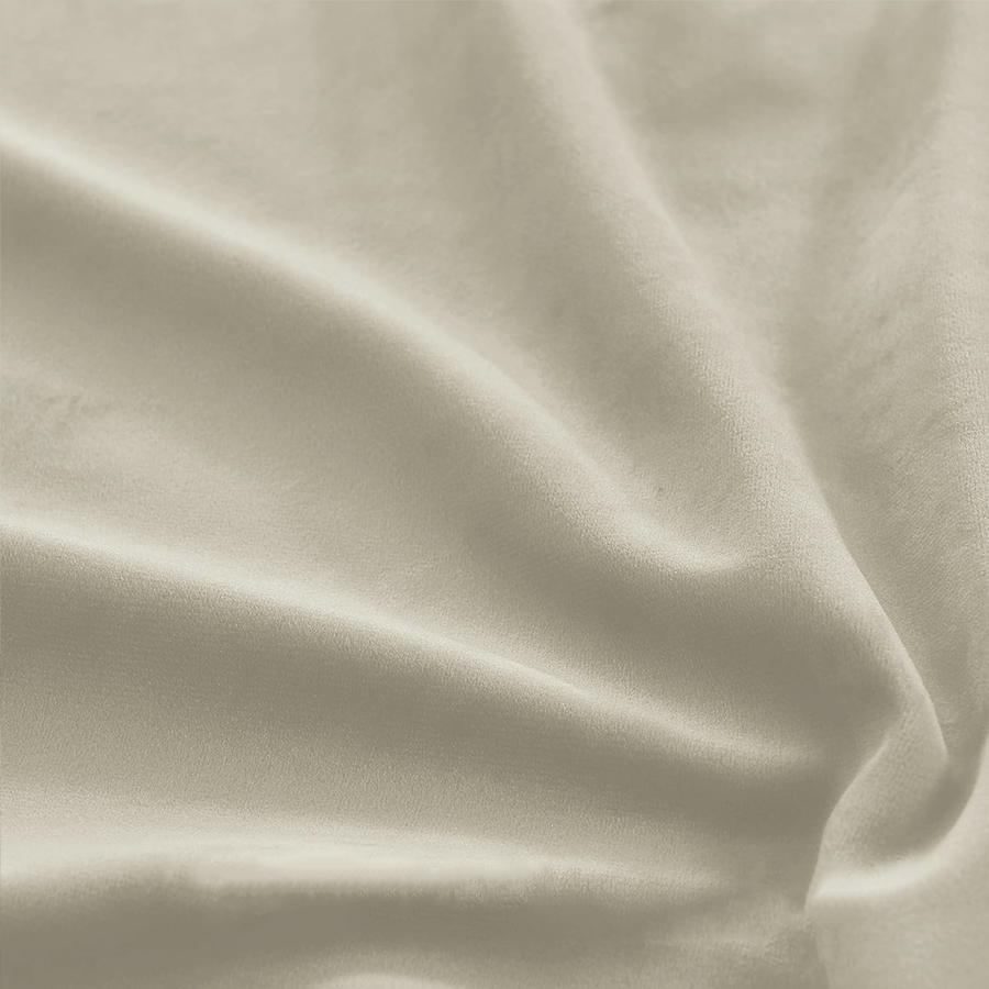 Una Velvet Pleated Curtains - Luxury 100% Blackout Drapery