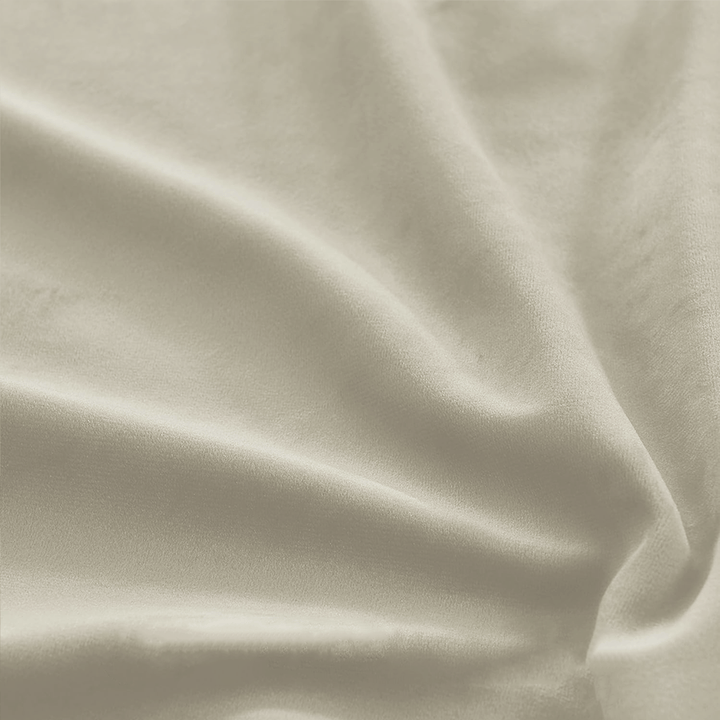 Una Velvet Pleated Curtains - Luxury 100% Blackout Drapery