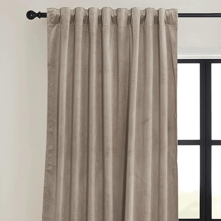 Bella Velvet Drapery Pleated
