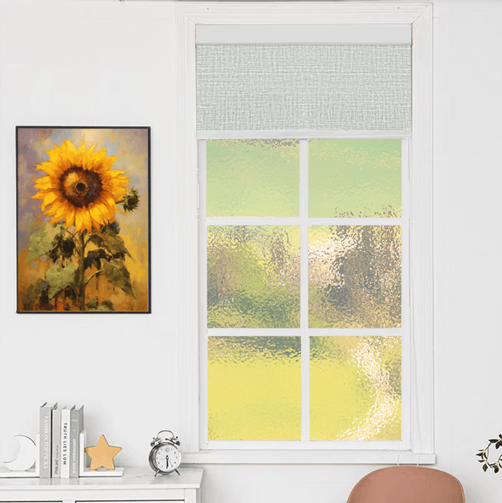 Blackout Roller Shades, Room Darkening Blinds for Windows with Thermal Insulated UV Protection Fabric