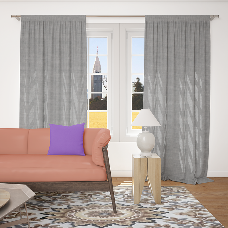 charcoal-gray-linen-drape-dara-in-living-room