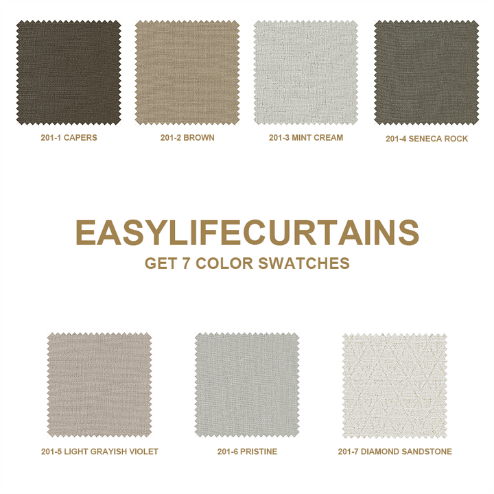 Cotton-Linen Curtain Swatches Booklet