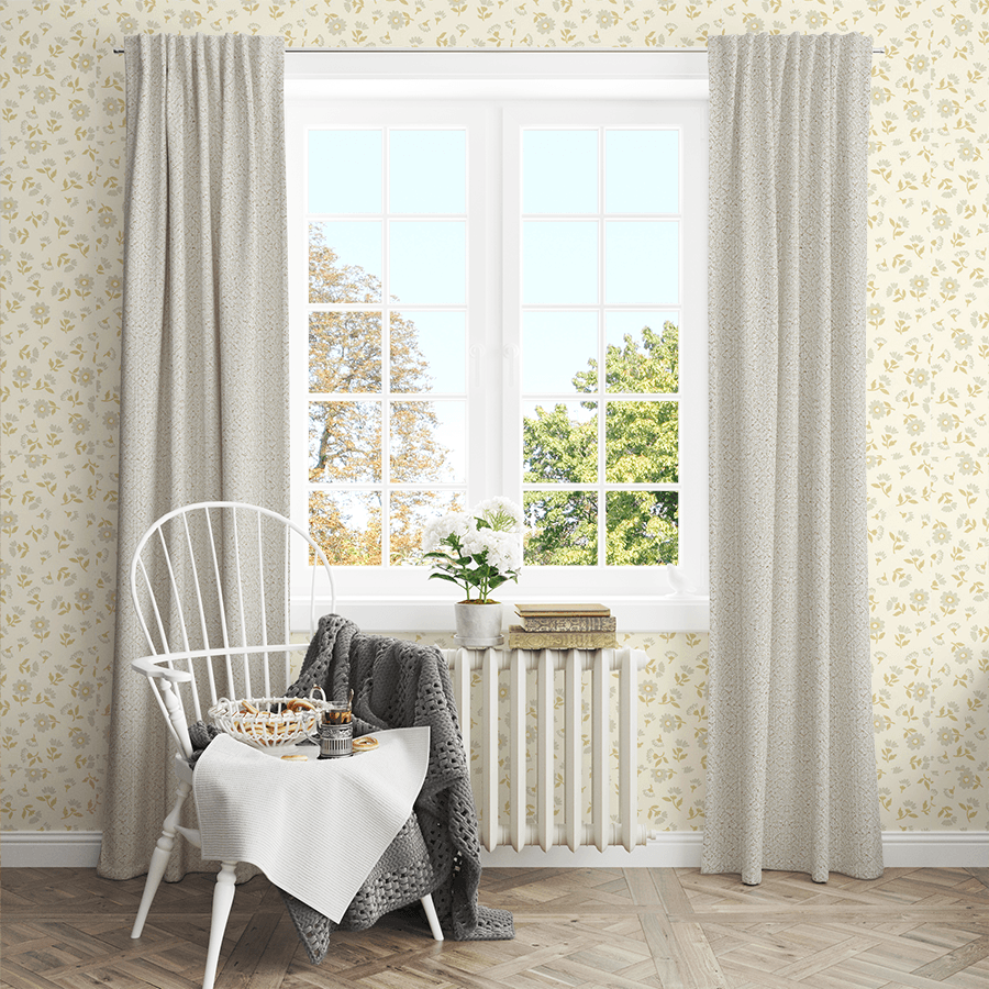 Double Diamond cotton curtains for lounge room by Easylife Curtains