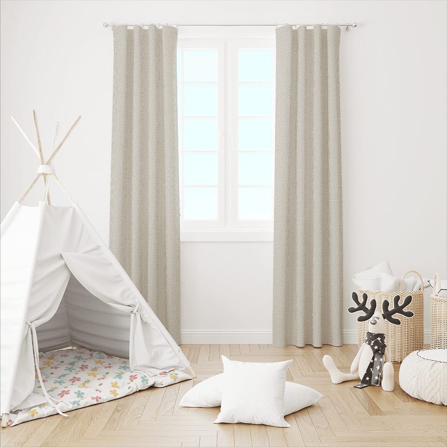 Double Diamond cotton curtains for lounge room by Easylife Curtains