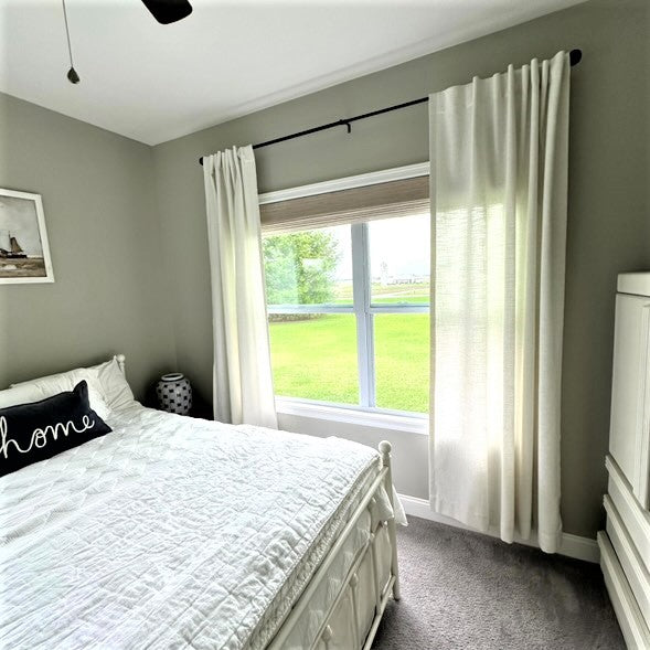 Rove Pinch Pleat Light Blocking Linen Curtains