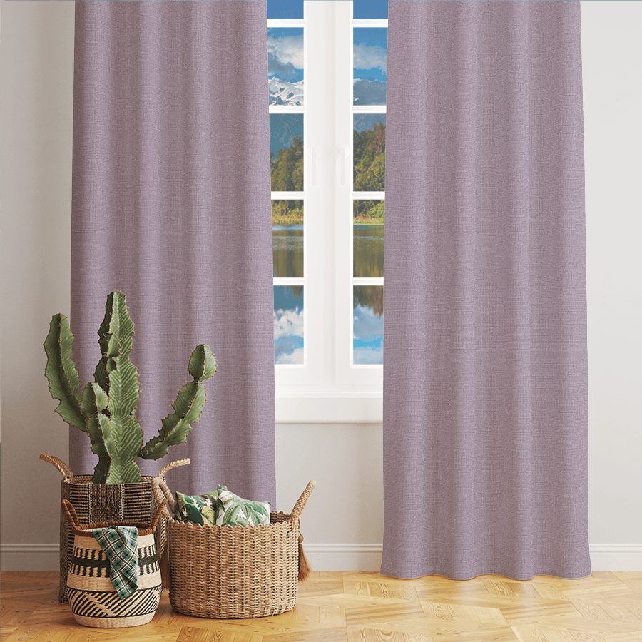 lavender-frost-gray-linen-drape-olivia-in-corridor