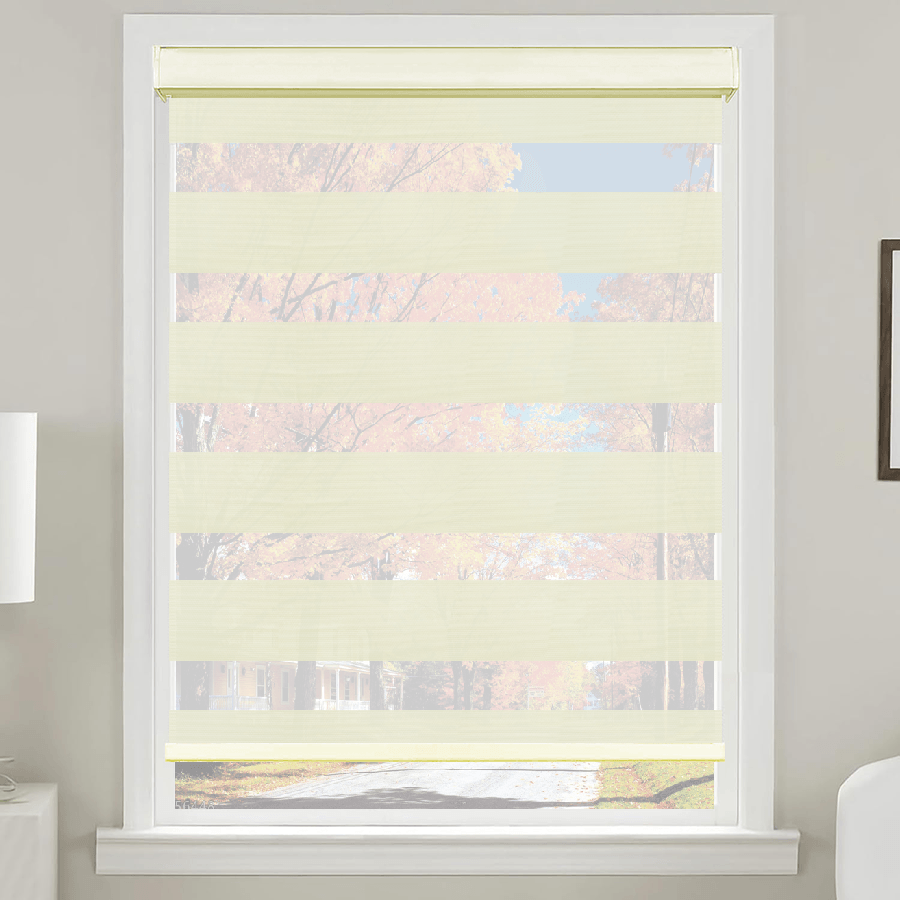 Cordless Zebra Shades Pull Down, Custom Indoor Blinds