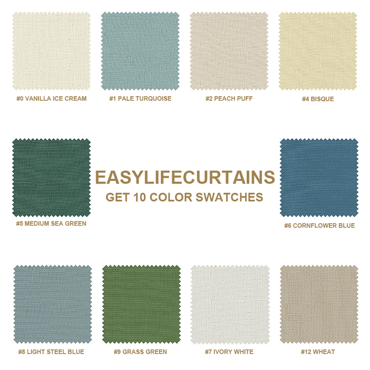 Linen Curtain Swatches Booklet