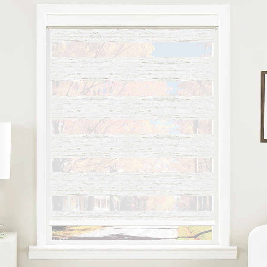 ice cream corded zebra shades blinds for living room by Easylife Curtains