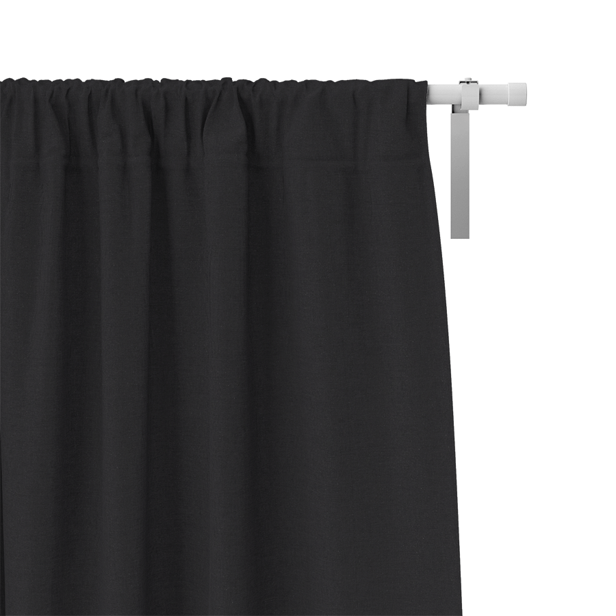 Rita solid wool custom curtains