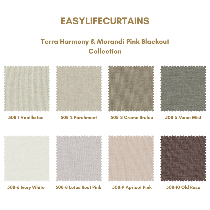 Terra Harmony & Morandi Pink Blackout Collection