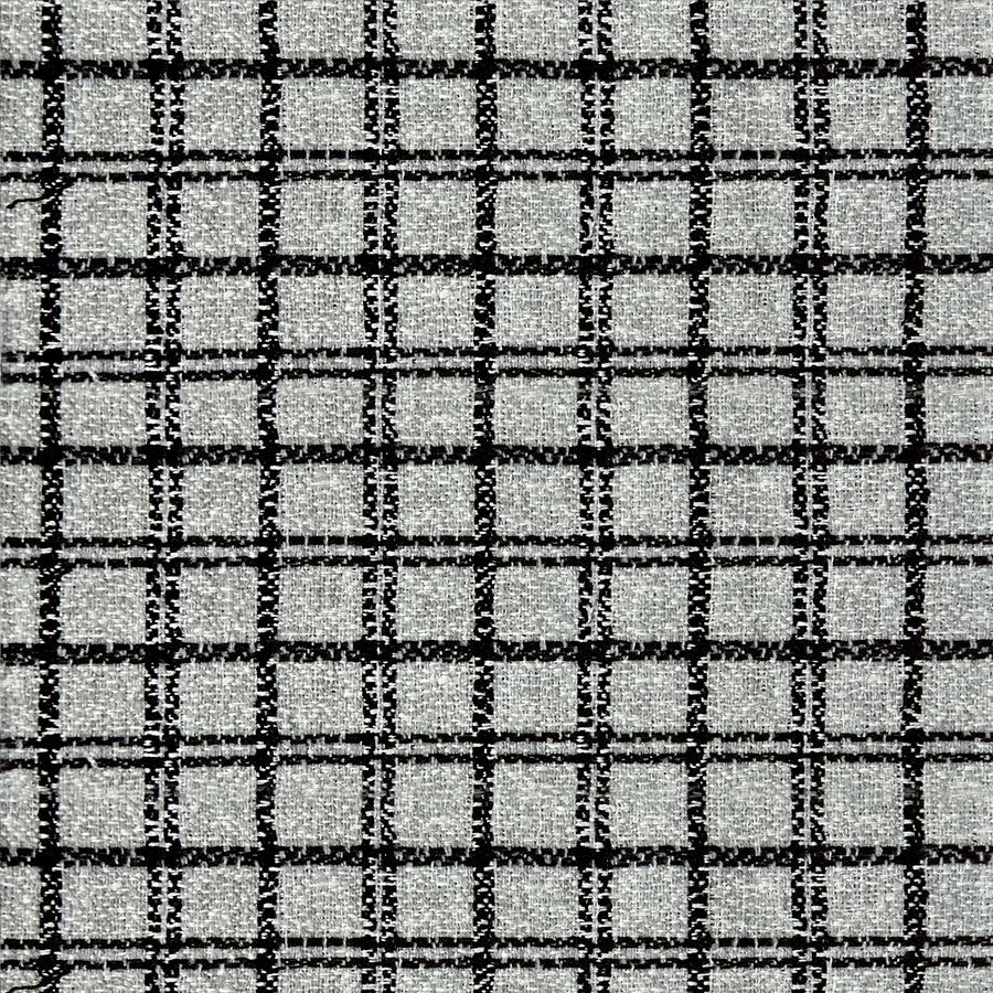 Mia Check Wool Custom Curtains