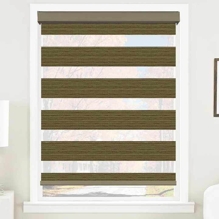 Cordless zebra shades for children's safe by Easylife Curtins