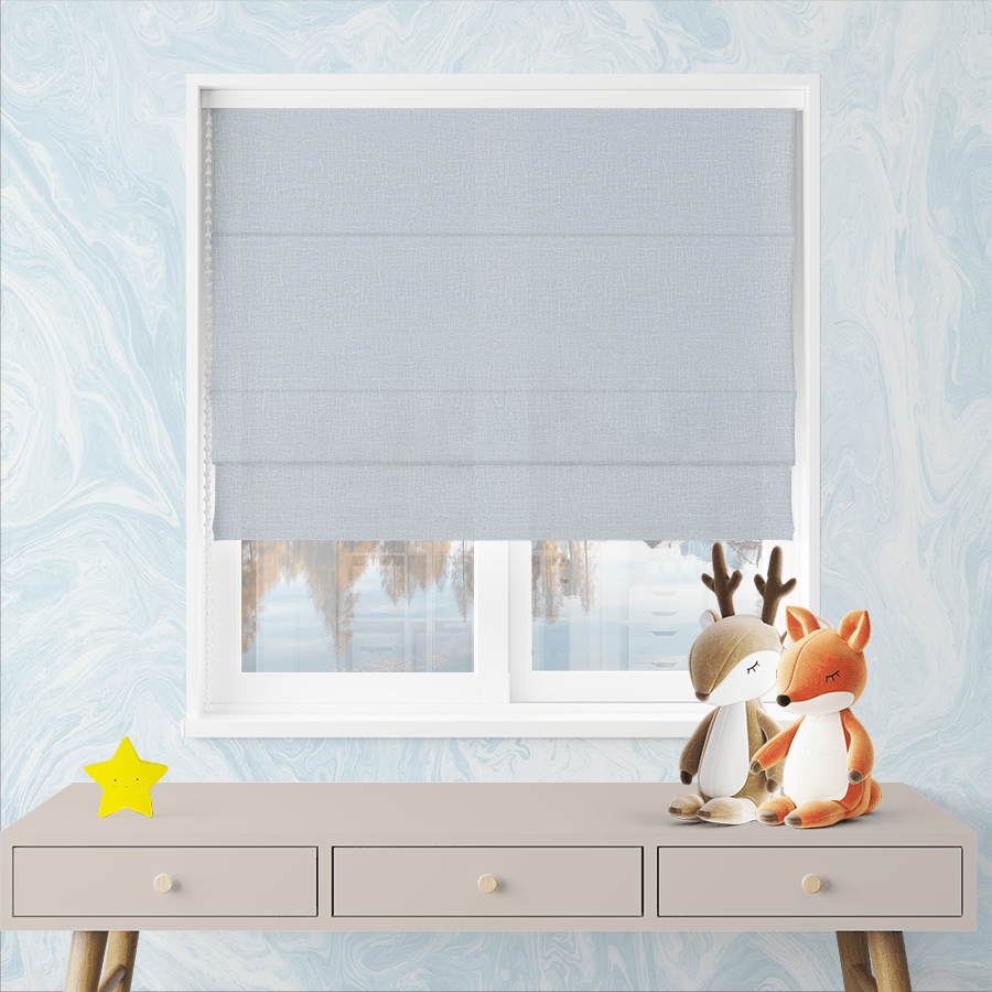 cloud custom roman window shades cord loop 