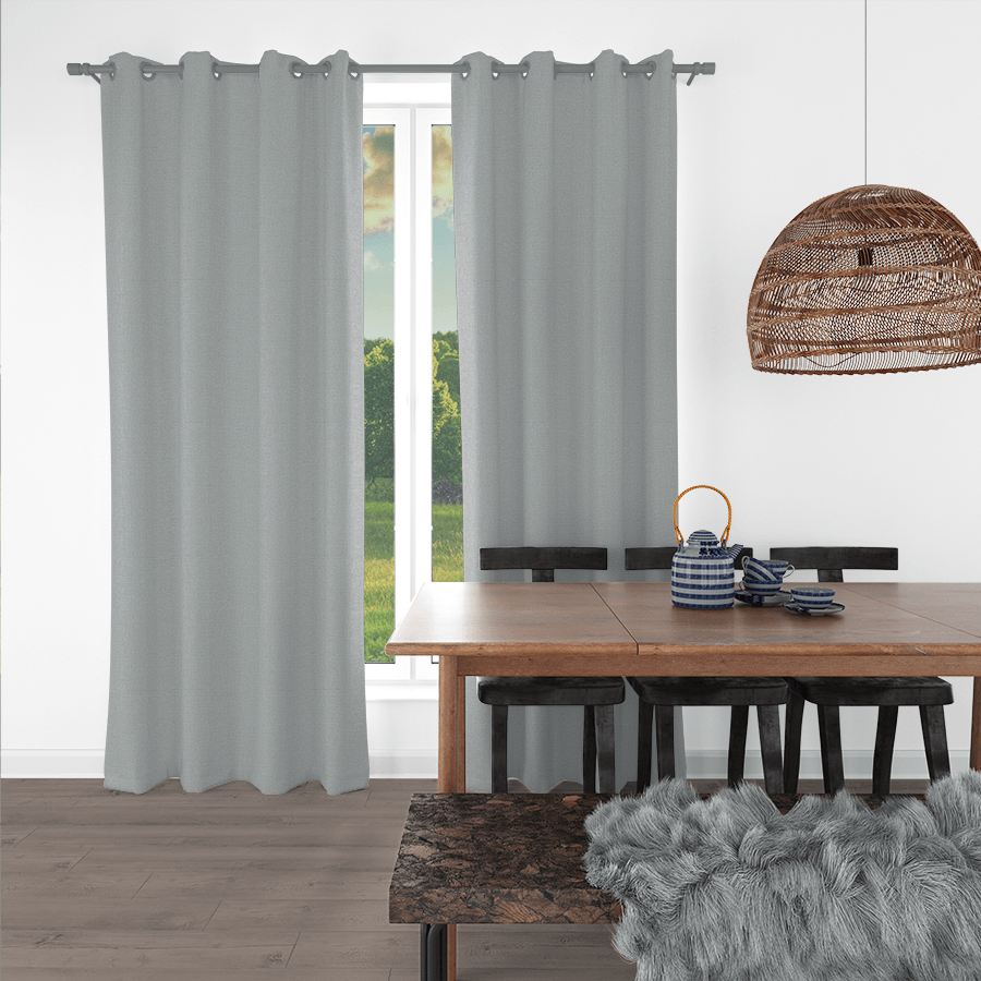 silver-gray-pleated-linen-drape-ada-in-dining-room