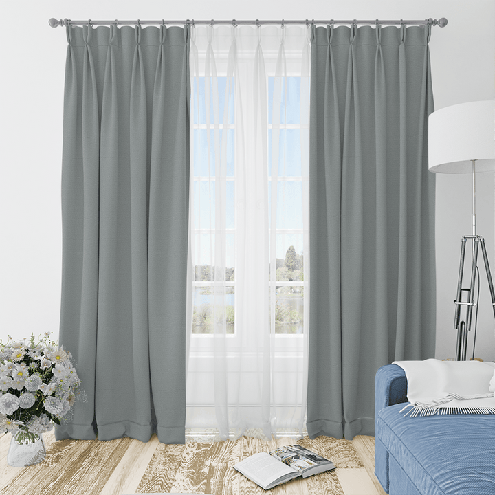 silver-gray-pleated-linen-drape-ada-in-study-room