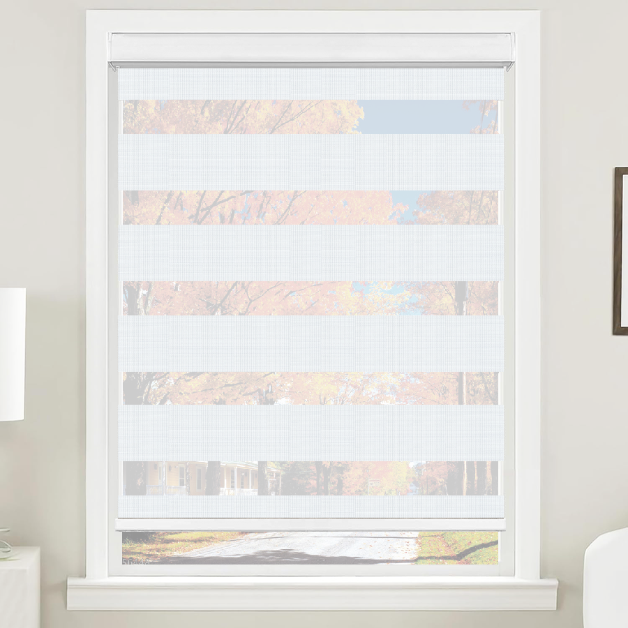 Custom Zebra Blinds for Windows Light Filtering Dual-Layer Window Shades