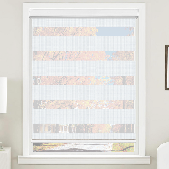 Custom Zebra Blinds for Windows Light Filtering Dual-Layer Window Shades