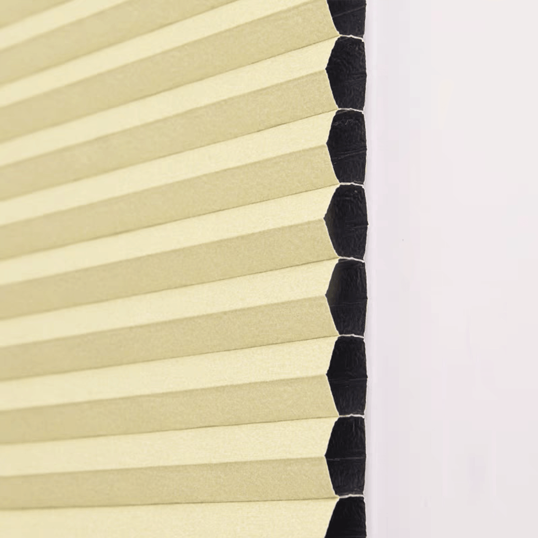 Thermal Insulated Shade Cordless cellular Shades for Office Home, Light Filtering Light Brown, Custom Size